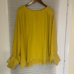 Yellow Flowing Blouse